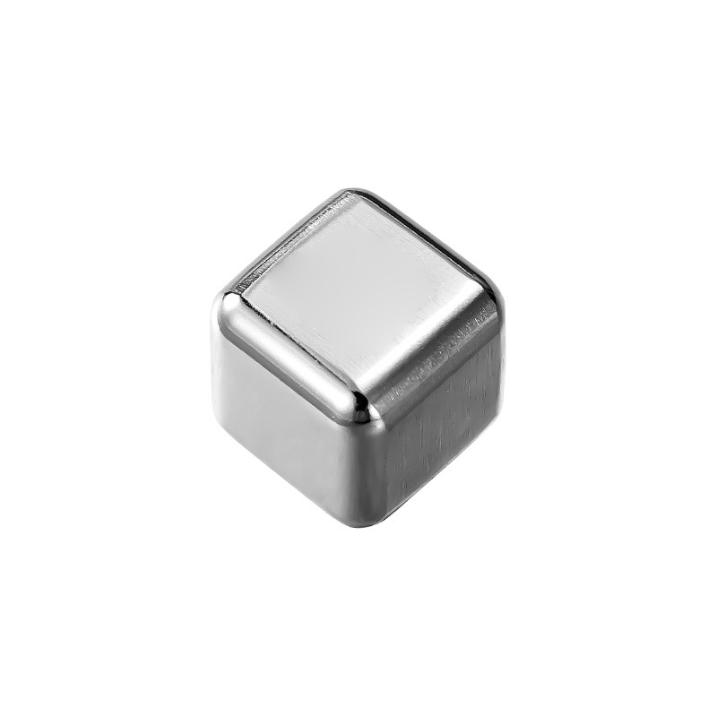 304 Square Stainless Steel Ice Cube Metal Quick-Frozen Ice Artifact Whiskey Ice Tartar Ice Particles Ice Ball