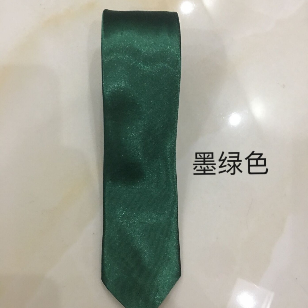 Tie men's business 5cm Korean style solid color narrow tie casual small tie black 5CM groom wholesale