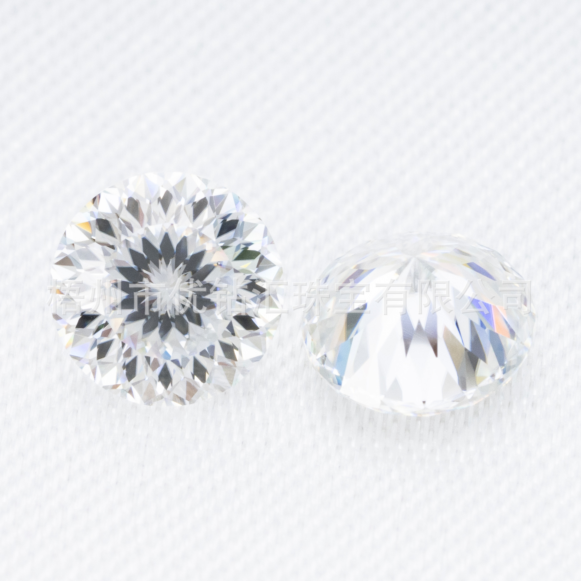 Large Quantities of Round Bird's Nest Moissanite Loose Stones in Stock for Wholesale, Direct Sales from the Source Manufacturer in Wuzhou