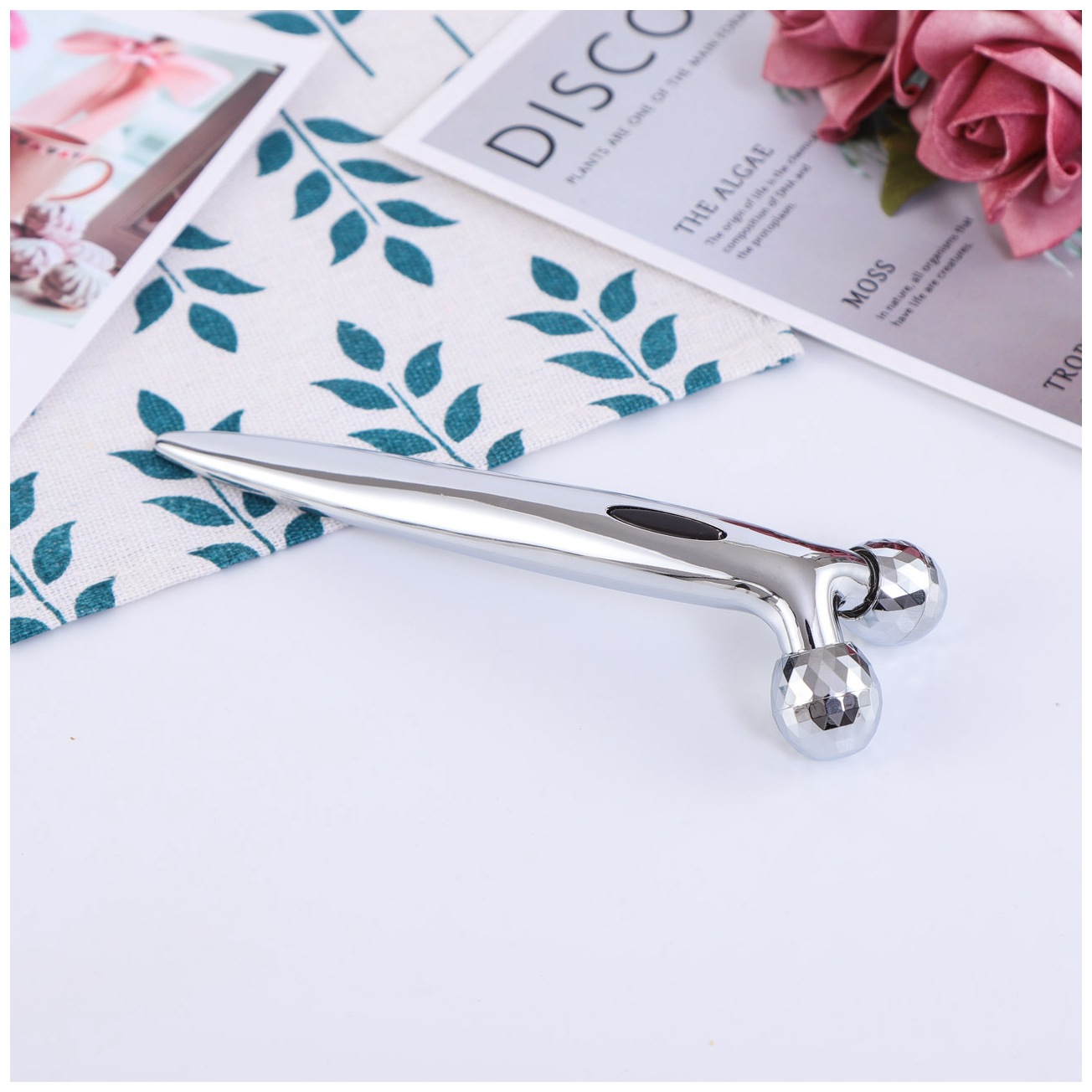 Массажный инструмент, производитель, ручной роликовый массажер для лица, роликовый инструмент, массажер с тем же роликом Douyin