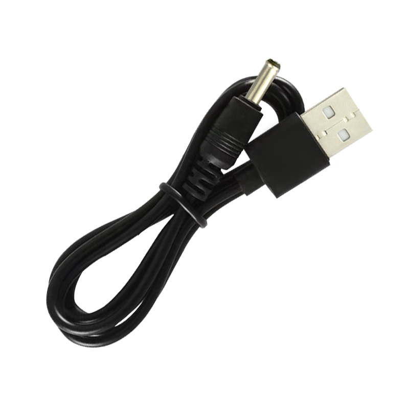 Dc Power Cable USB to Dc3.5 Jack Small Speaker Round Hole Round Head Dc Charging Cable with Data Cable