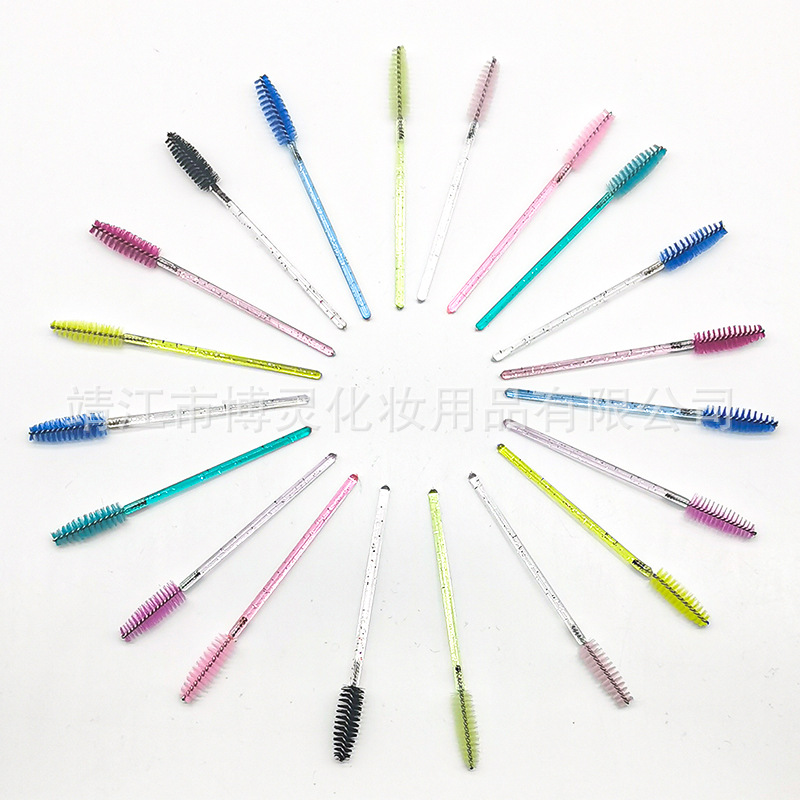 Cosmetic Brush Beauty Tools Manufacturers Disposable Cosmetic Tools Crystal Rod Eyelash Brush Nipple Solid Portable