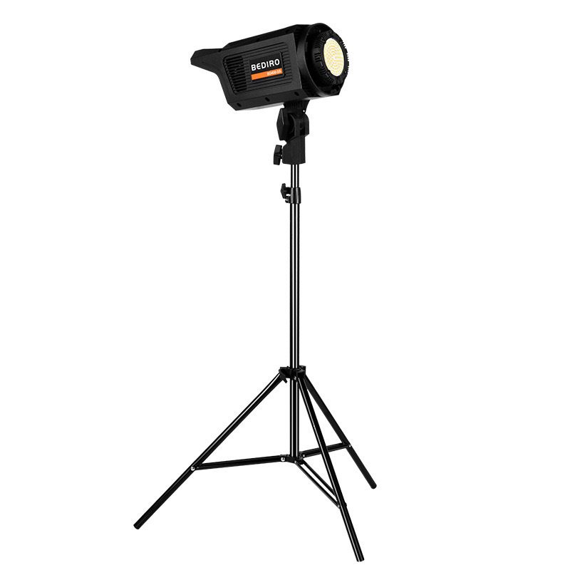 150W Photography Sun Lamp Live Broadcast Room Professional Supplementary Light Led Three-Color Temperature Remote Control Adjustment Shooting Soft Light Set