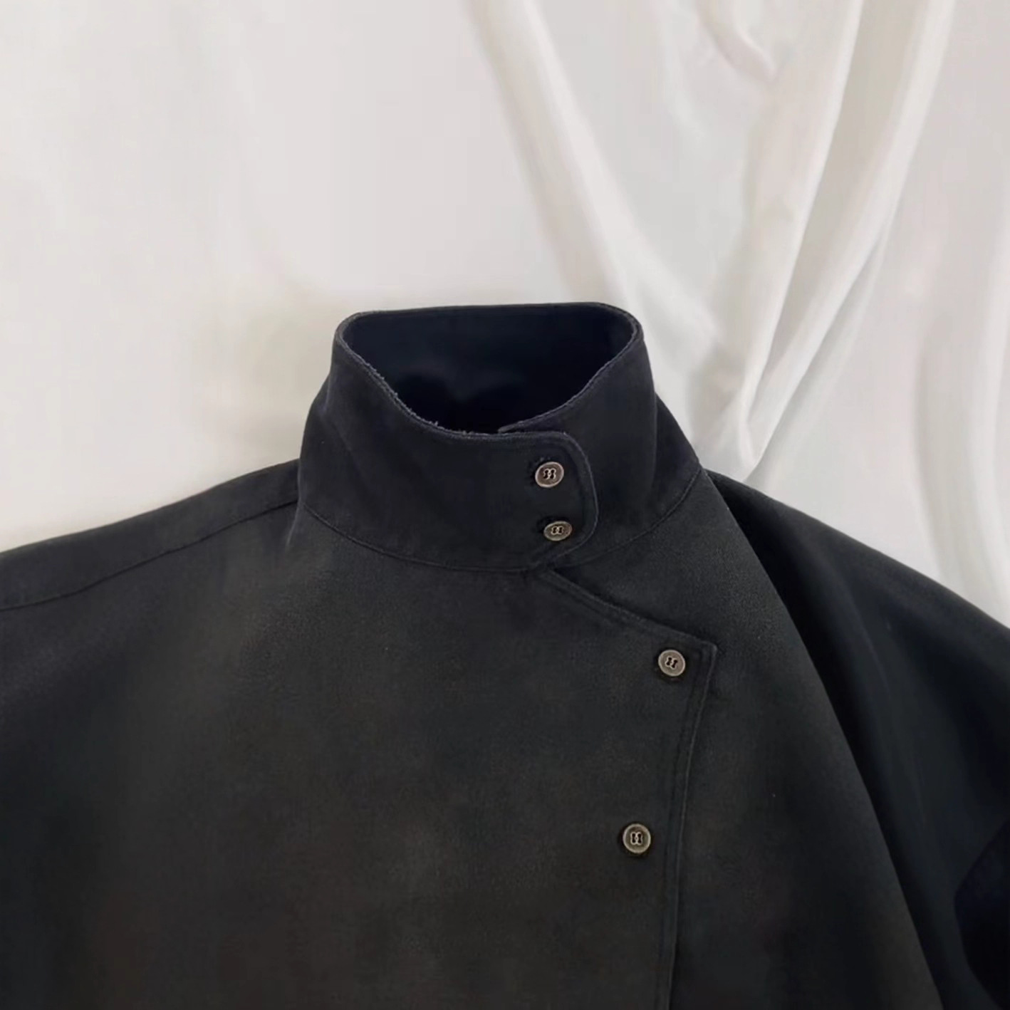 Cross-Border American Street Style Trendy Heavy Washed Long-Sleeve Denim Jacket for Couples