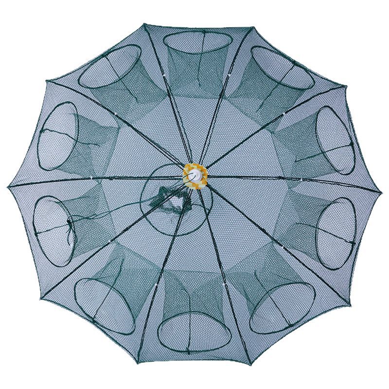 Folding shrimp net fishing cage can only get in and out of the eel lobster net cage shrimp cage umbrella fishing cage fishing net fishing net catching