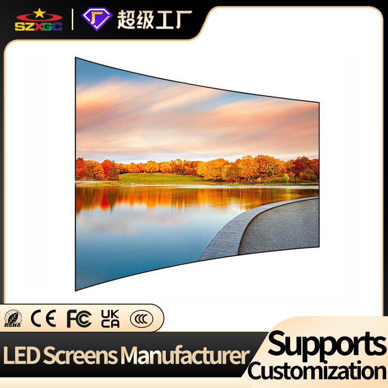 Светодиодный сферический экран полноцветный гибкий дисплей мягкий модуль гибкий экран для помещений и улицы цифровая реклама индивидуальная настройка