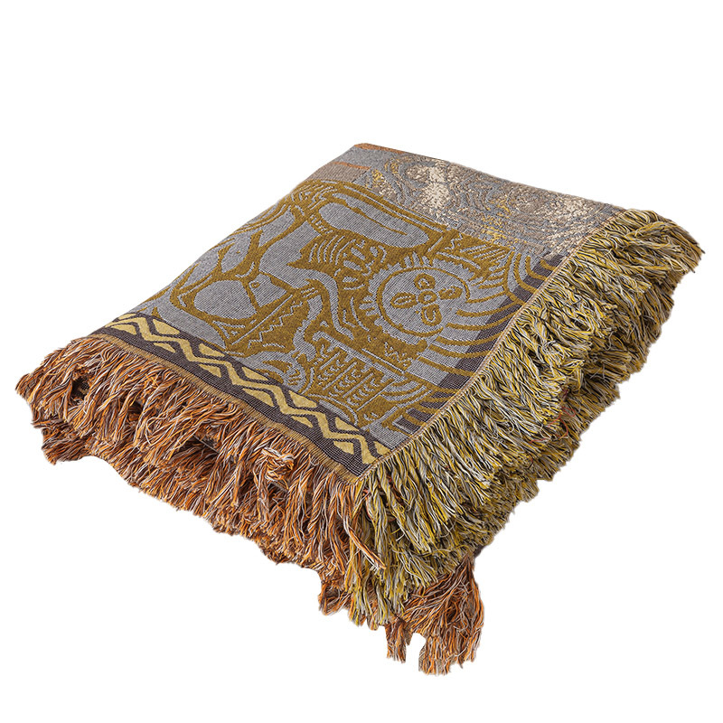 Tassel Cotton Gauze Towel Quilt Summer Cool Quilt Summer Single Double Air-conditioning Quilt Children's Cotton Summer Quilt Nap Blanket