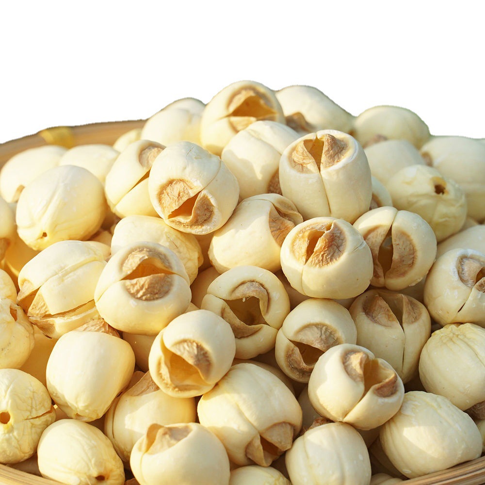 Jianning Lotus Seeds Commercial Cored Dry Goods Wholesale White Lotus Seeds Bulk Artificial Fresh Cored Powder Glutinous New Goods 250g