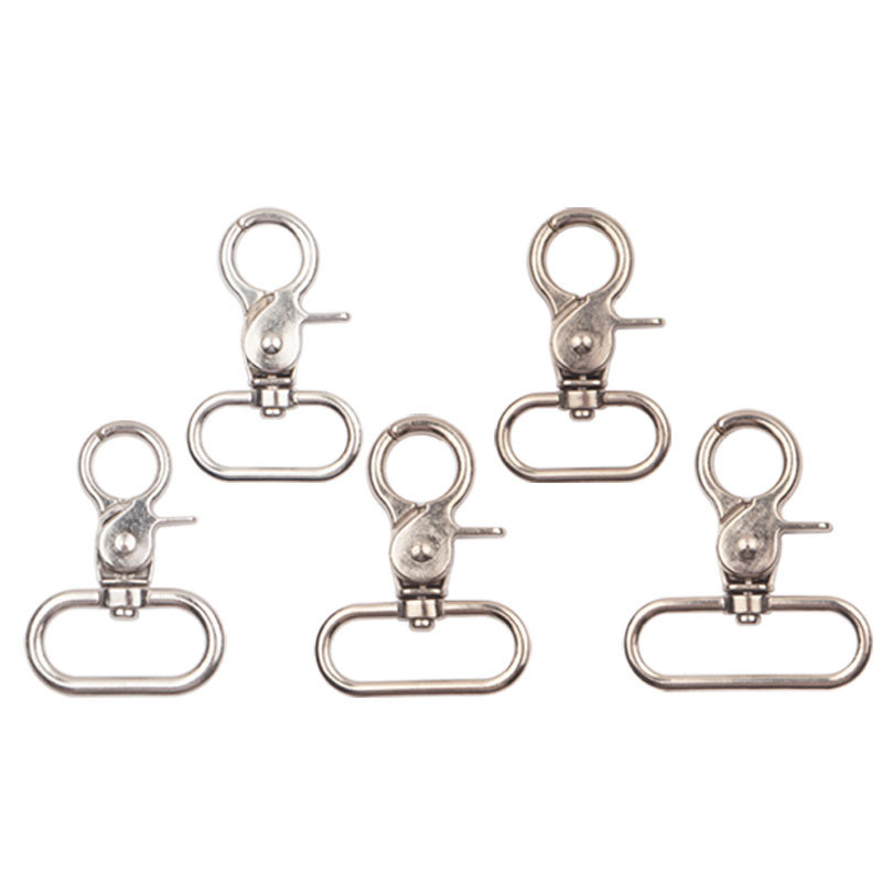Source Manufacturer Spot Supply of High Quality Zinc Alloy 2 # Clamp Buckle Crab Buckle Bag Chain Hanging Buckle Key Hook Buckle