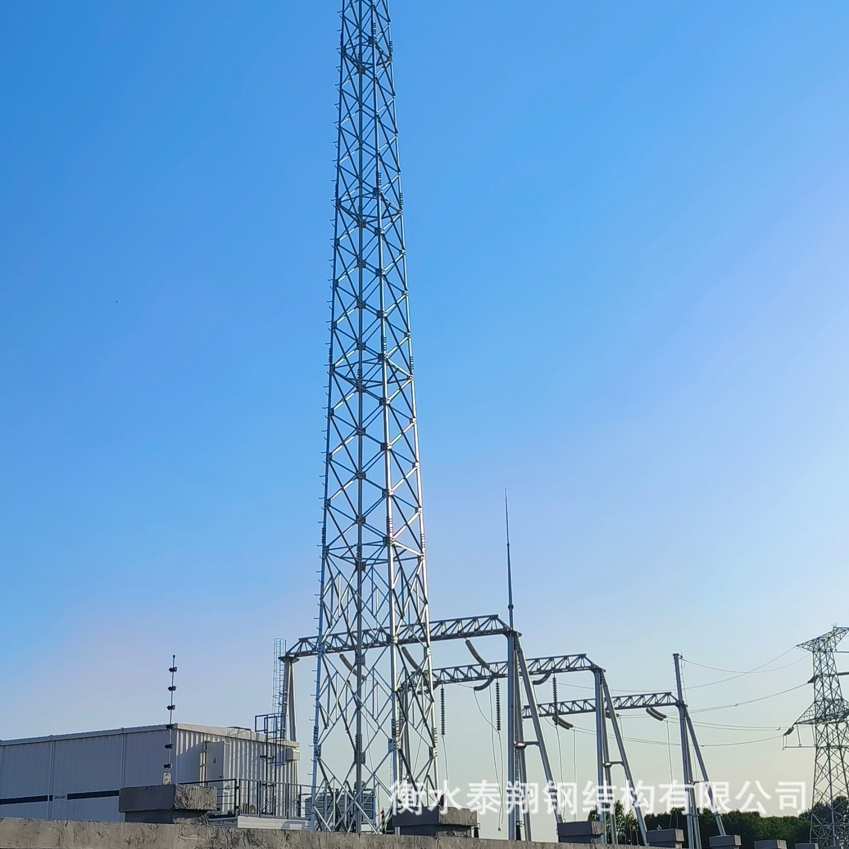 Power Structure Substation Structure Single Circuit Circuit Tower Substation Herringbone Structure Steel Structure Equipment Bracket Outdoor