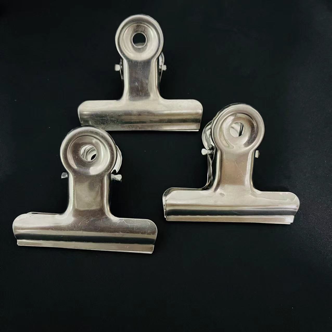 No. 4 Round-head Ticket Holder, Bill Clip, Metal White Iron Clip, Organizer Clip, Book Clip, Stationery Office Clip, 1 Yuan Supply