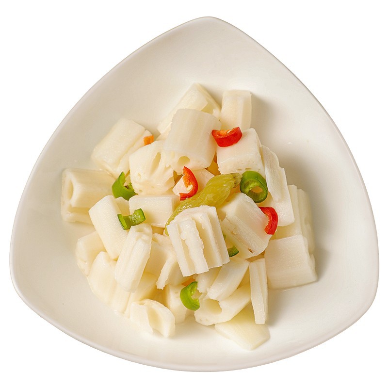 Huo Xiaosheng Pickled Pepper Fruit Lotus Root Cubes 400g Lotus Root Hotel Banquet Cold Dish Stir-Fry Specialty Catering Ingredient