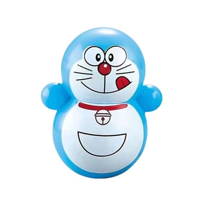 Blue Chubby Tumbler Doraemon Jingle Cat Ins Small Figurine Internet-Famous Toy Desktop Stress-Relief Cartoon Blind Bag