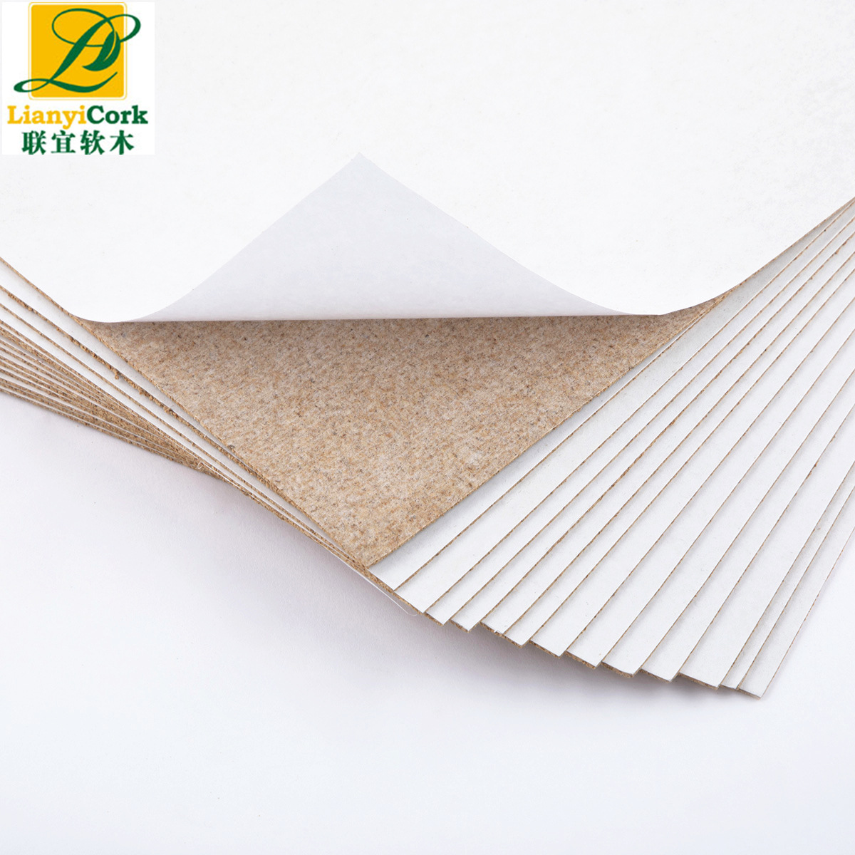 Processing cork board 1-12mm thick cork factory high quality cork paper coil with adhesive Cork