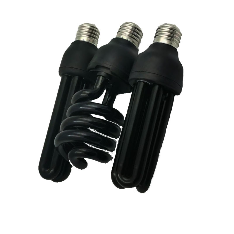 Cross-Border Hot Selling Purple Light Black Light Insect Trap Lamp E27 Ac110V Ac220V Spiral U Type