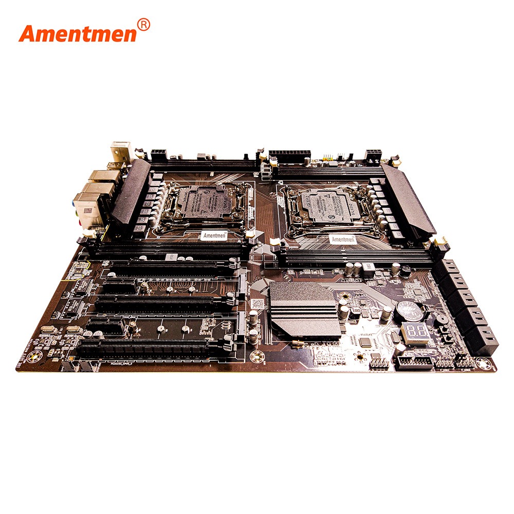 New X99 Dual Motherboard DDR3 Desktop Computer Server with 2673V3 E5 2678v3
