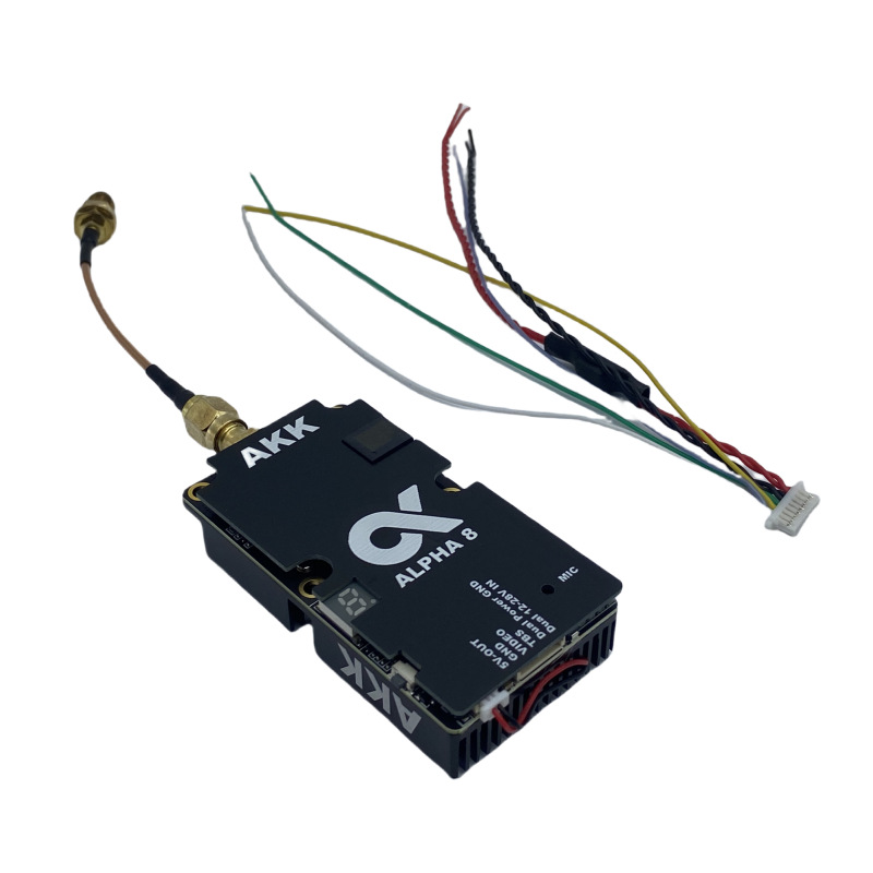 Akk 8W 10W Vtx Wireless Image Transmission Video Transmitter 4.9g 5.8g Flying Machine Image Transmission