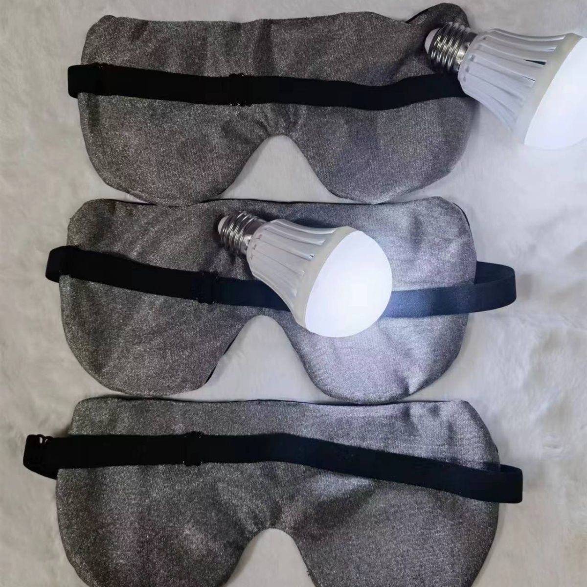 Silver Fiber Maintenance Eye Mask Prevents Myopia, Relieves Fatigue and Effectively Fades Fine Lines on Glasses