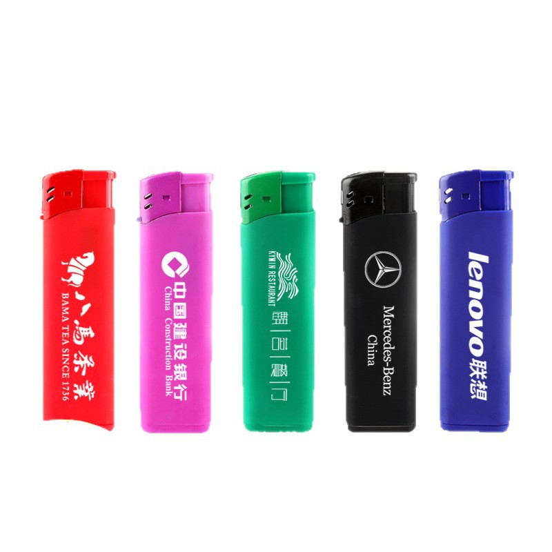 Customized Disposable Windproof Lighter, High-End Engraved Frosted Wheel Lighter with Custom Printed Logo