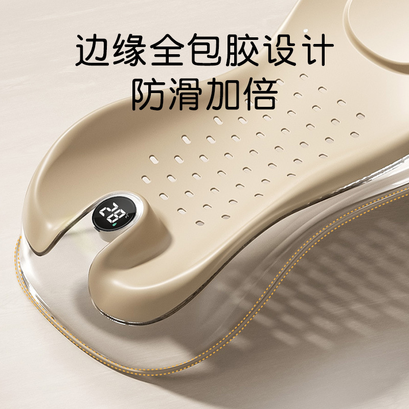 Baby Warm Bath Rack Sitting and Lying Holder Artifact Baby Bathtub Universal Bath Bed Holder Anti-Slip Mat Newborn Bath Net