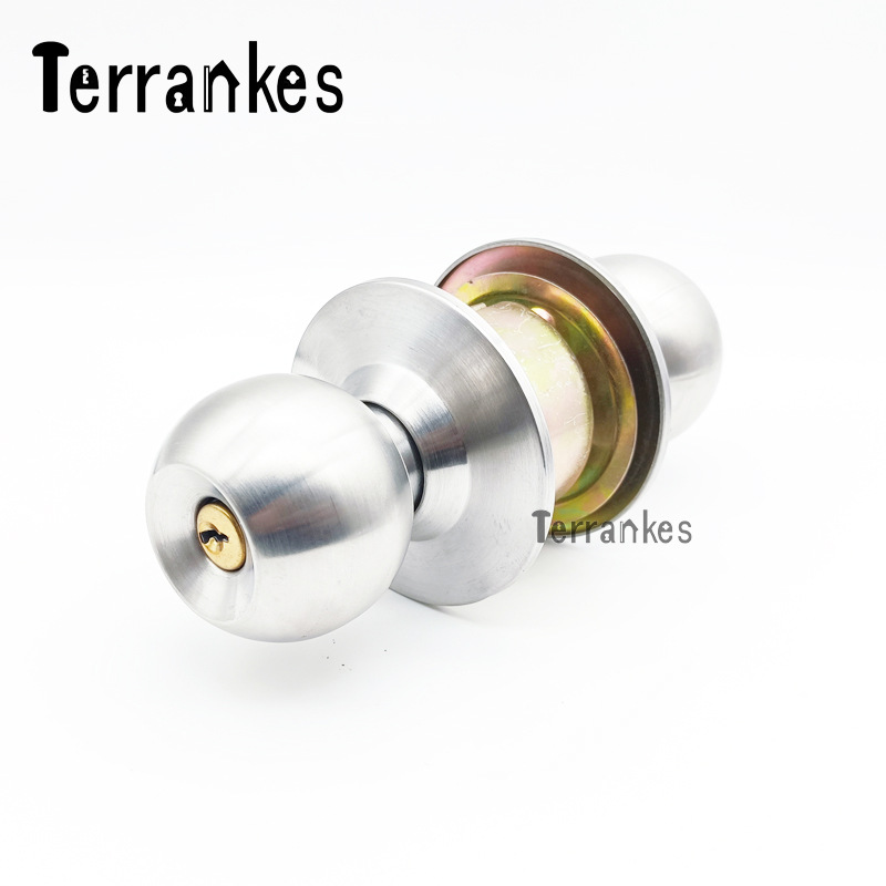 Замок двери из нержавеющей стали 587Ss с медным сердечником и матовой черной отделкой