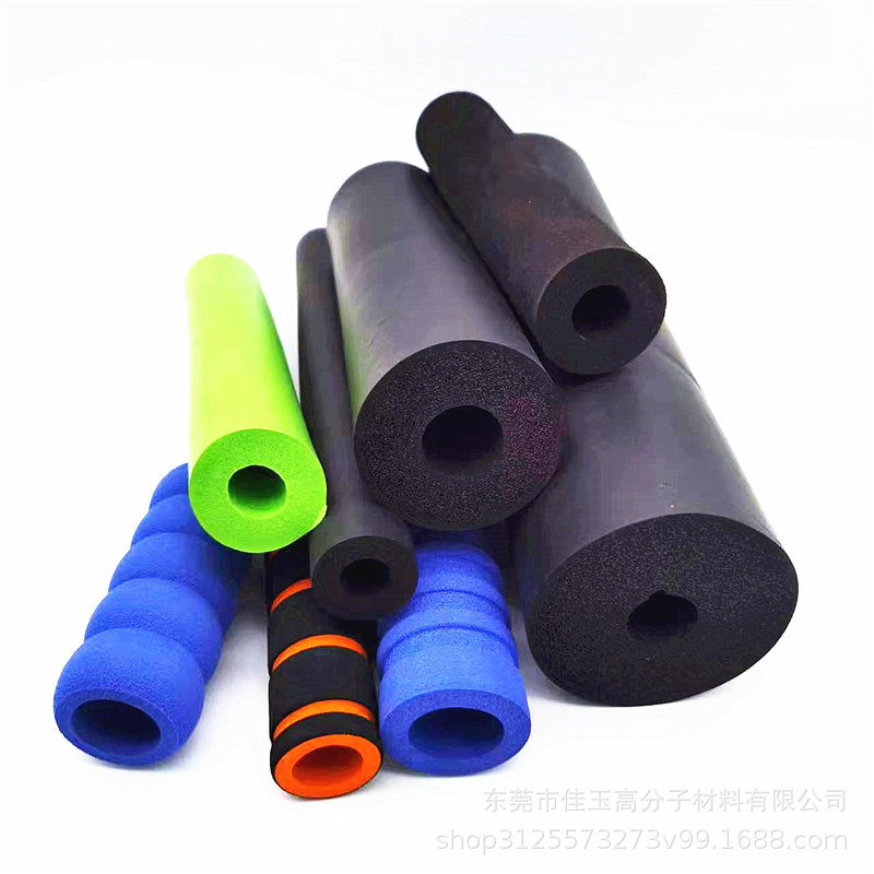 Nbr Rubber Foam Handle Cover Badminton Racket Sponge Handle Cover Nbr Rubber Plastic Black Glossy Tube Rubber Plastic Ball