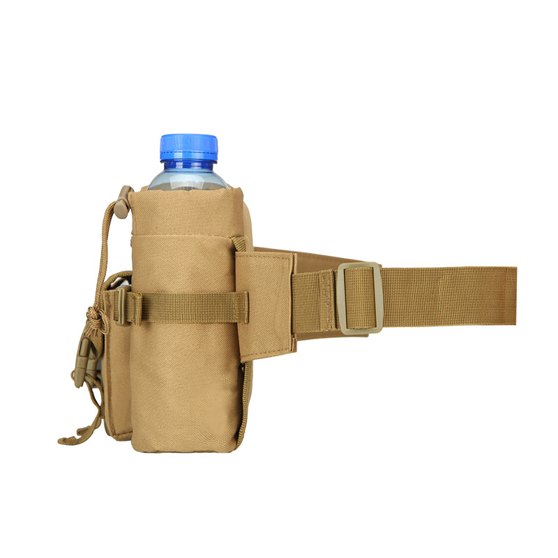Sports Waist Bag, Outdoor Water-repellent Water Bottle Waist Bag, Outdoor Tactical Waist Bag, Ready-made Wholesale, Portable Water Bottle Bag