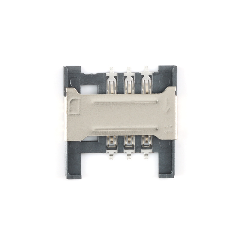 Sim-Klb-07D-1.5H-Pull-Out Patch Mini Mobile Phone Communication Sim Card Holder with High Temperature Resistance