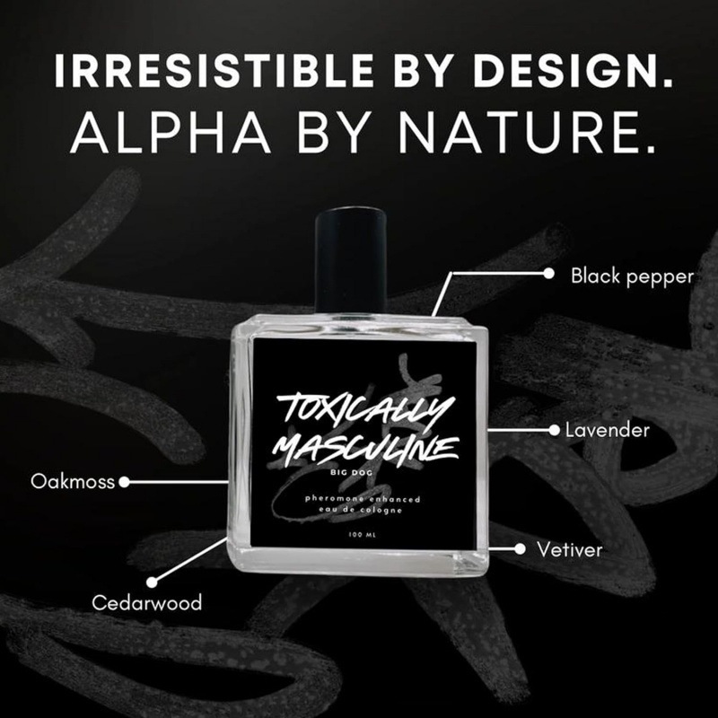 Toxically Masculine - Pheromone Infused Eau De Cologne Perfume