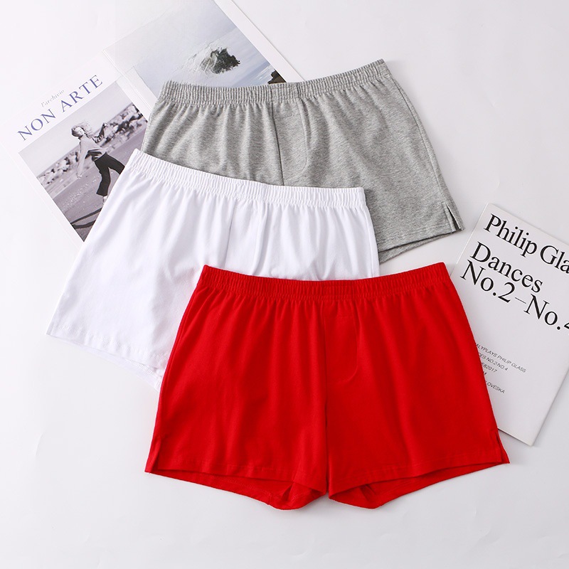 Underwear Men's Cotton Loose Arlo Pants Men's Mid-Waist Simple Boxer Shorts for Chubby Men's plus size Boxer Shorts for Men