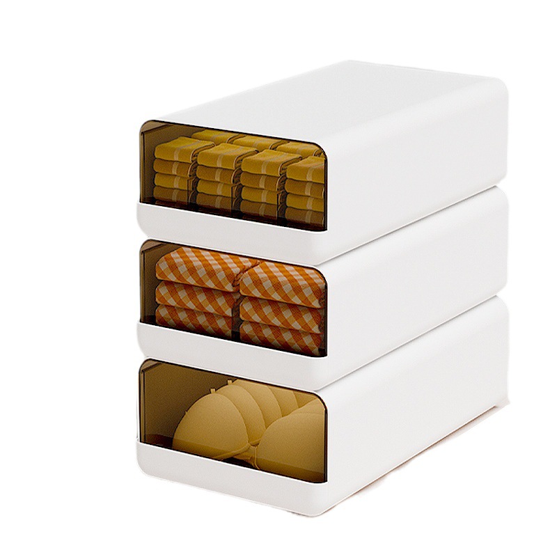 Underwear Storage Box Drawer-Type Household Intimates and Socks Storage Artifact Clothing Storage Box Wardrobe Compartment