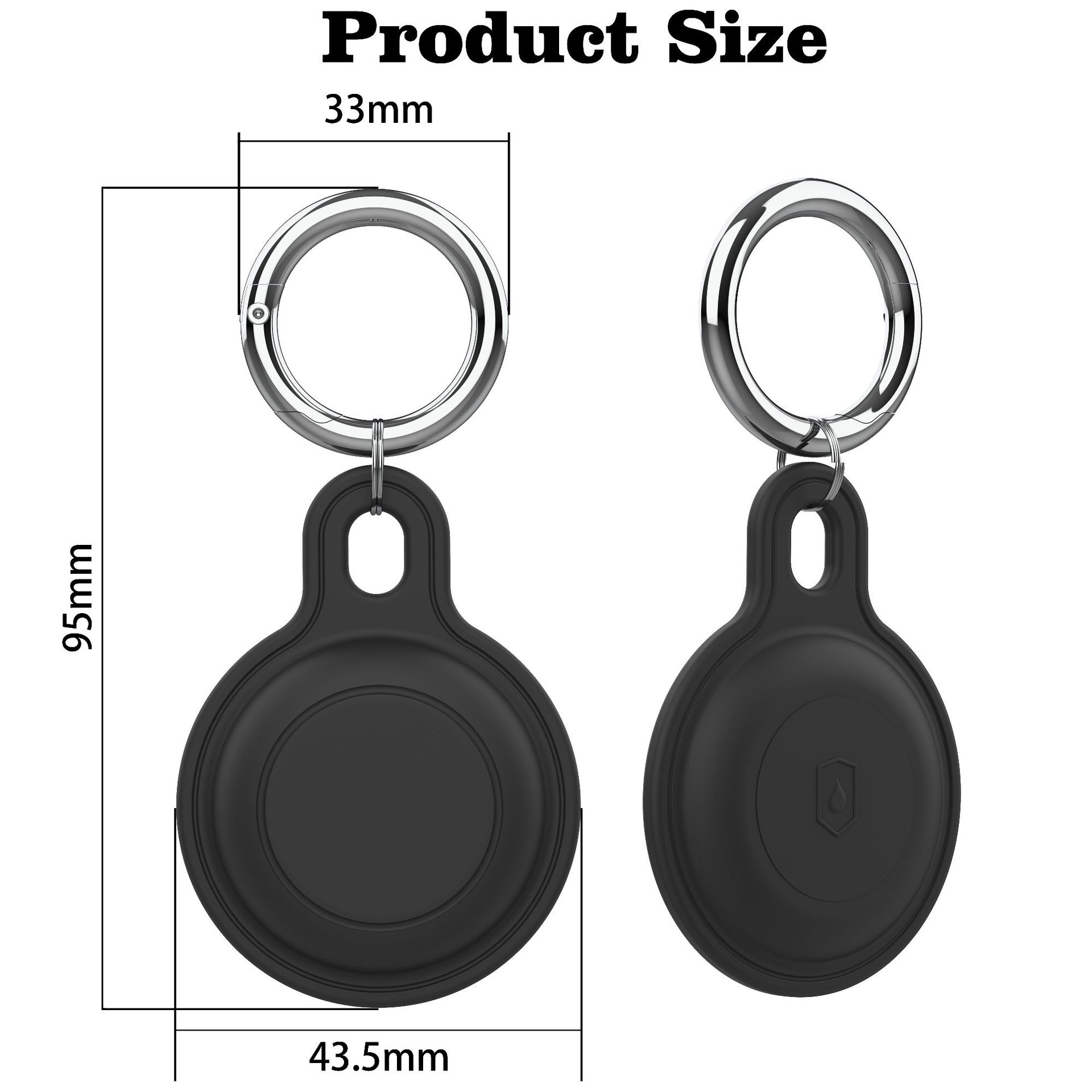 Suitable for Airtag protective cover Apple locator anti-loss device silicone waterproof plug pet all-inclusive waterproof protective cover