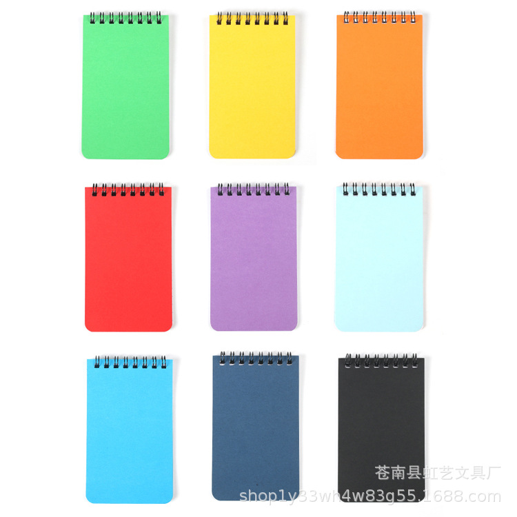 WholesAle A6 Flip up PortAble Coil Notebook A7 Mini Colorful Notebook