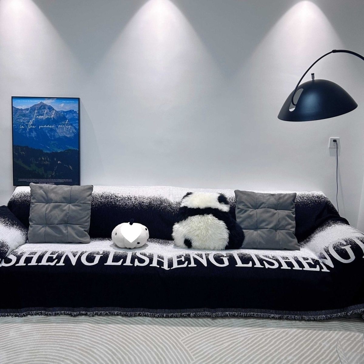 R5X Sofa Cover Universal Scandinavian Ins Sofa Towel Cover Sofa Cushion Four-Season Universal Classy Full Cover