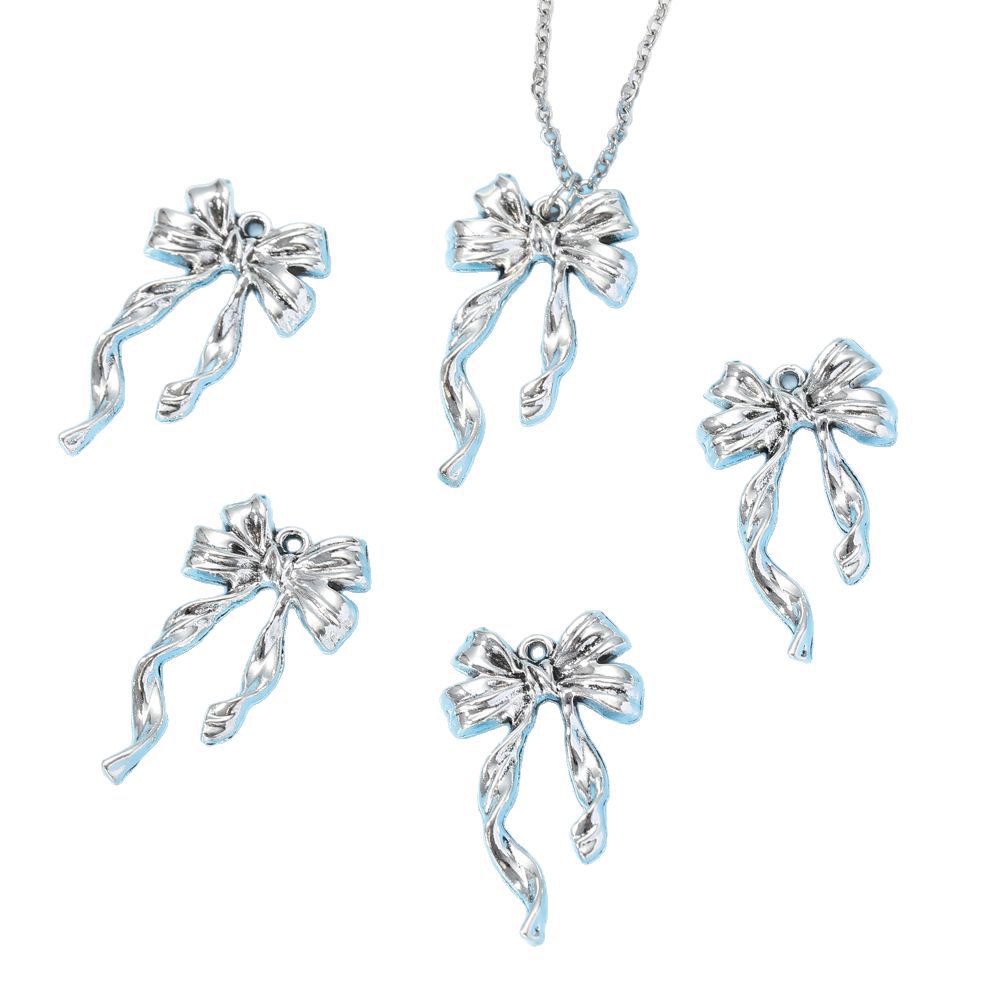 DIY alloy jewelry accessories bow tie pendant pendant necklace bracelet earring accessories material large collection