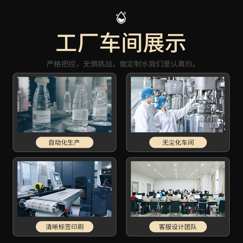 Customized Mineral Water Small Bottles, Full Box of 24 Bottles of Purified Water, Customized Logo, Corporate Event, Customized Water Wholesale