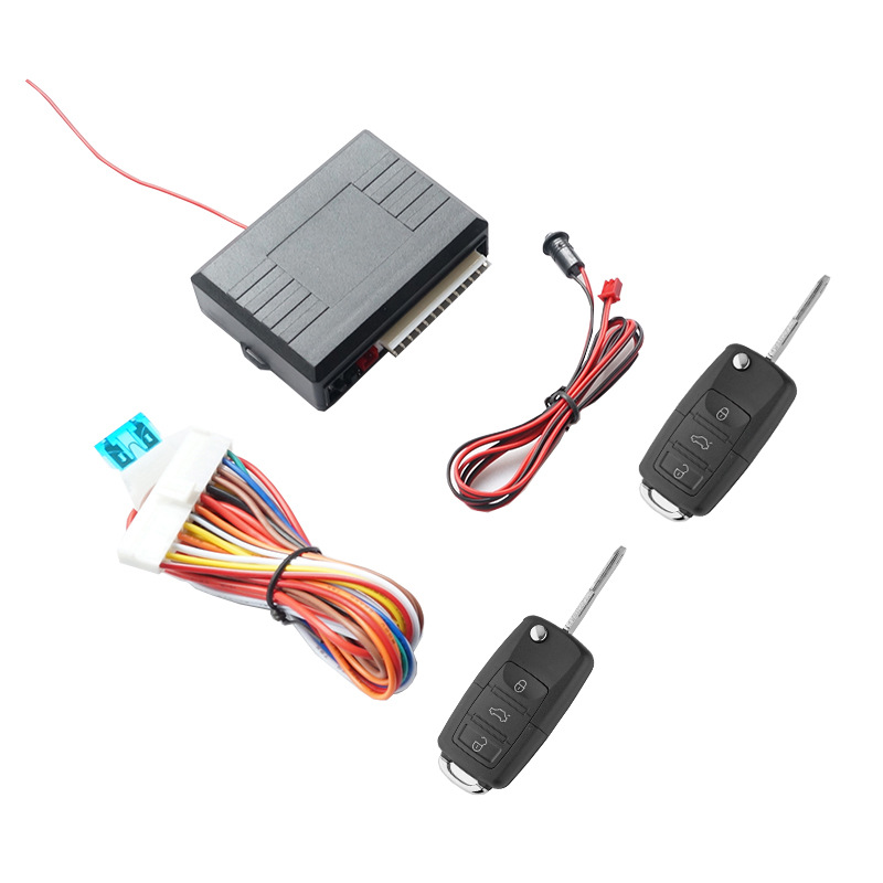 12V Car Keyless Entry System Remote Control Trunk Opening Folding Key Remote Control Keylessentry