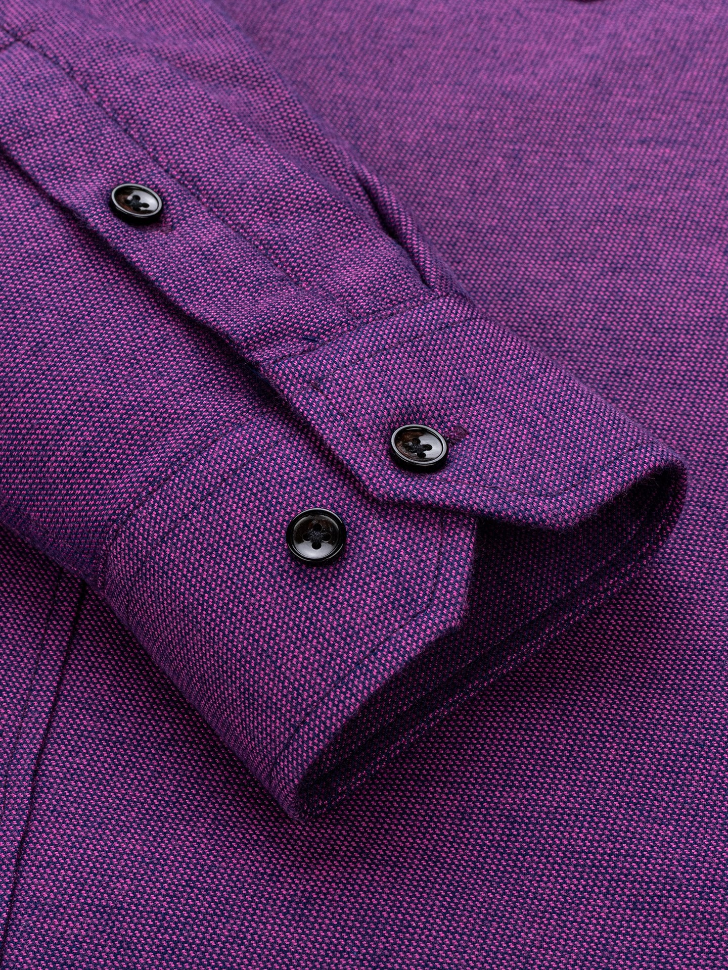 Warm Shirt Men's Mulberry Silk Lining Plus Fat Loose Quilted Solid Color Purple Red Shirt Winter