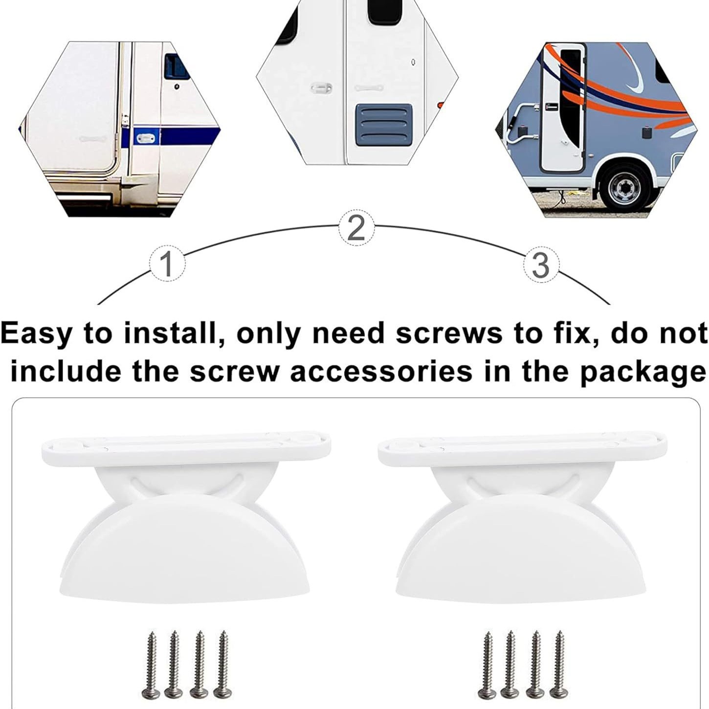 Cross-border RV bus Commercial Vehicle modification accessories cabin door suction T-type warehouse door suction nylon material anti-aging door suction