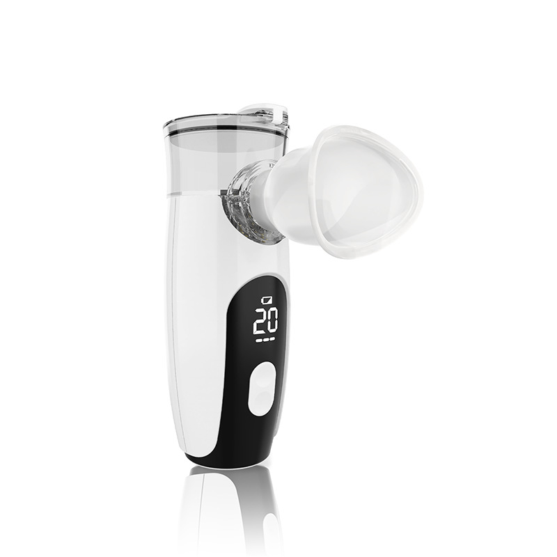 Handheld Atomizer with Dual-Sided Silent Built-In Charging, Mesh Fine Mist, Portable for Children, Home Use, Atomizing and Moisturizing All-In-One Machine