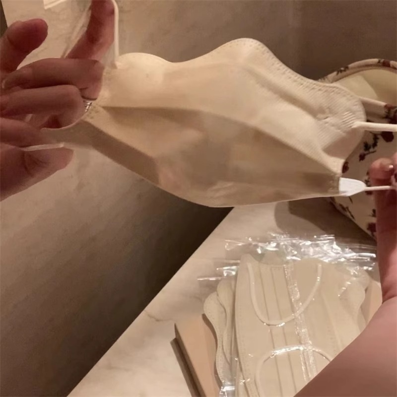 Separate packaging mask summer light thin women's high-value 2024 new eye protection angle face small disposable