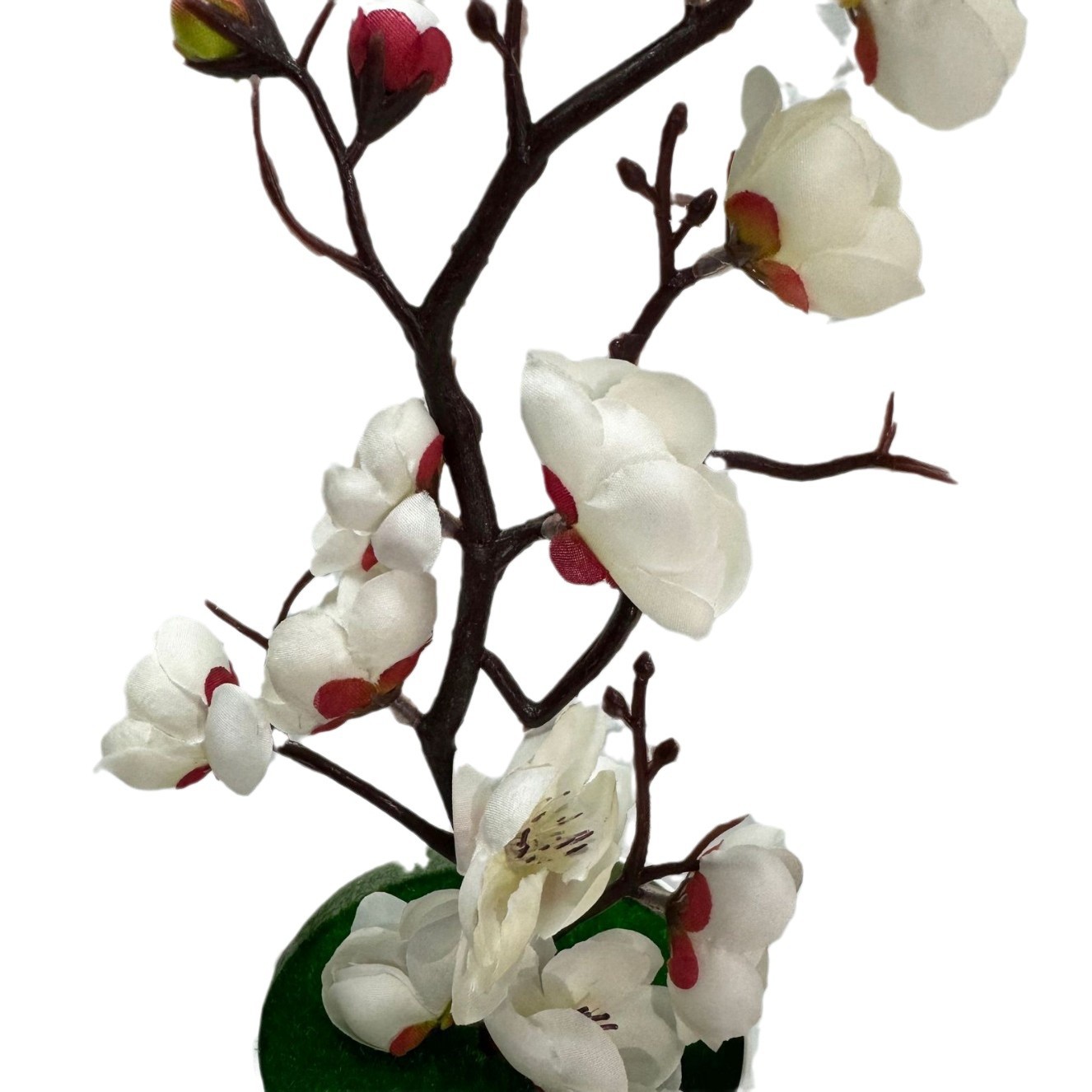 Cross-Border Temu Hot Selling Artificial Flower Small Wintersweet Potted Home Soft Decoration Ornaments Plum Blossom Bonsai Artificial Artificial Flower