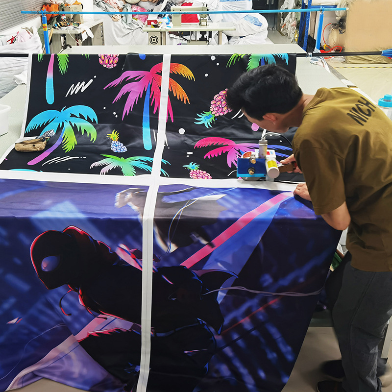 Bushen Custom Fabric Sewing Finished Product Processing Cutting and Resizing Incoming Material Processing Textile Factory