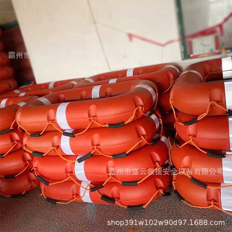 Multi-Purpose Inflatable Rescue Boat, Convenient Polyethylene Water Life Raft, Large Buoyancy, Small Throwing Floating Raft