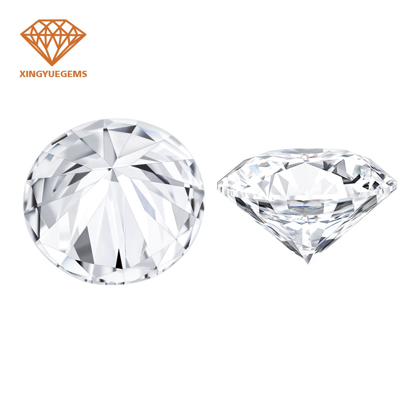 HPHT artificial diamond DEF color 0.7-3mm with drill round VVS inlaid broken drill laboratory cultivation of real drill