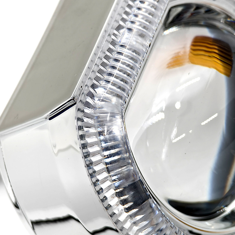 Electric Vehicle Motorcycle Led Spotlight 2.5inch Angel Eye Devil Eye Built-In Lens Headlight High and Low Beam Modification