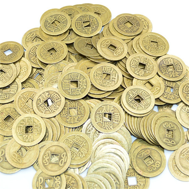 Imitation brass Chinese copper alloy large copper coins zinc alloy retro five emperor money manufacturers copper wholesale generation