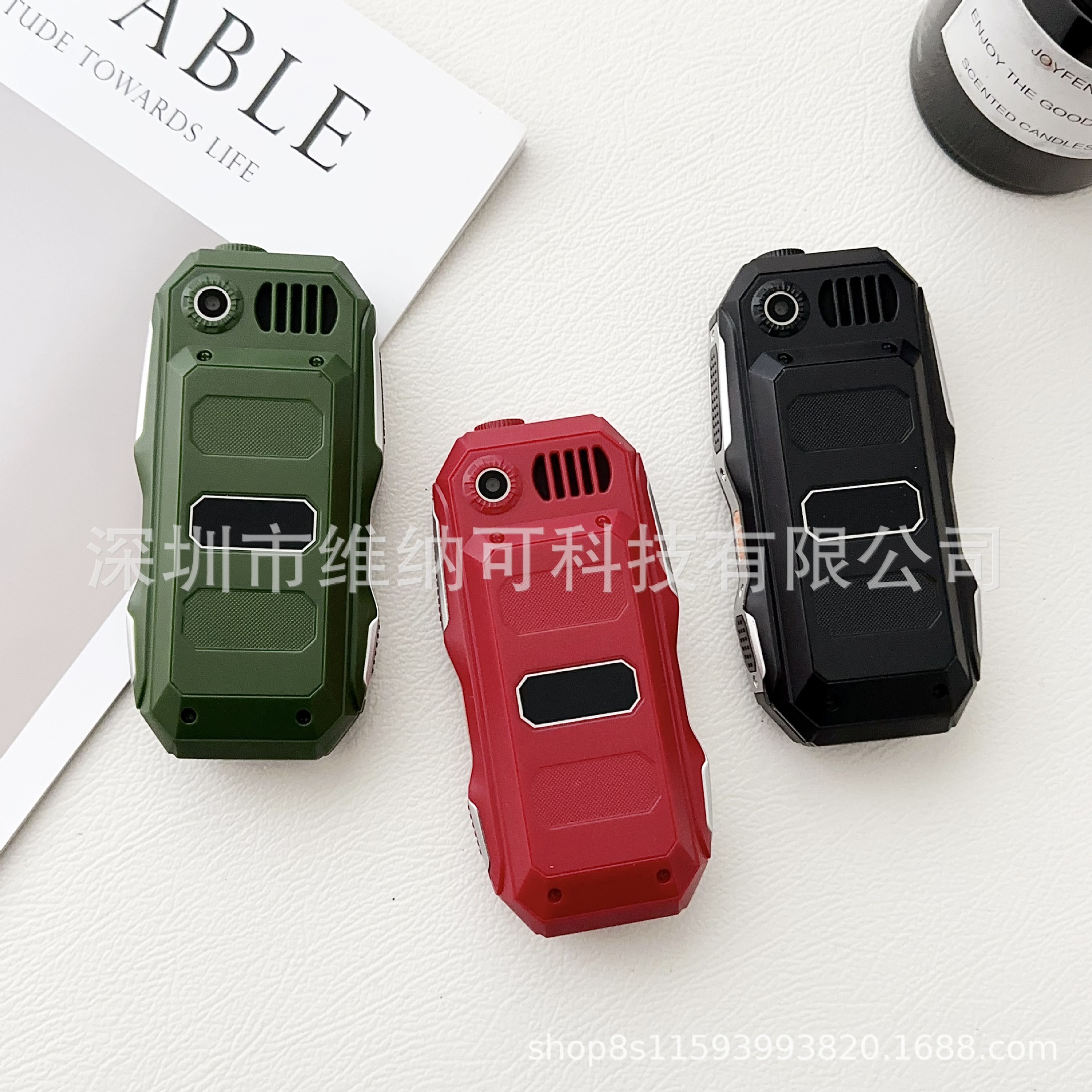 Low-priced hot-selling W2021 cross-border standby three-proof machine dual card large volume font large button large battery foreign language