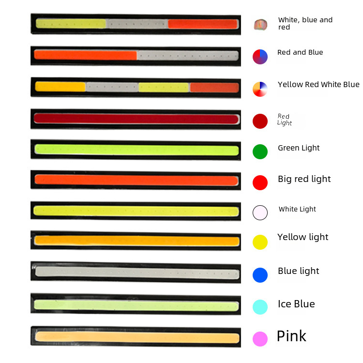 Xinyou car daytime running lights 17CM COB super bright led daytime running lights 12v decorative lights foreign trade direct supply 28 lights