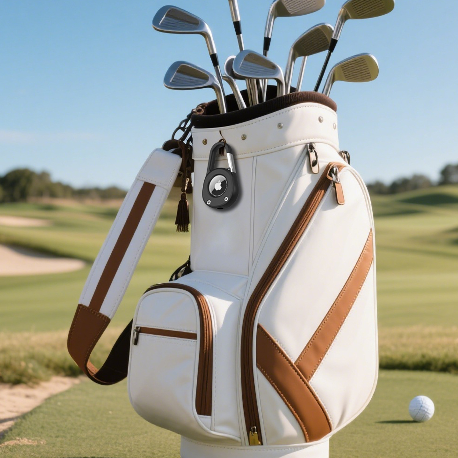 Suitable for Airtag Anti-Lost Device Protective Cover Apple Tracker Outdoor Carabiner Waterproof Keychain Protective Case